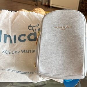 Inicat Light Gray mini travel Crossbody Bag